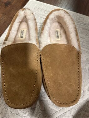 Fireside by Dearfoams Rubber Sole (Brown) 11 wide